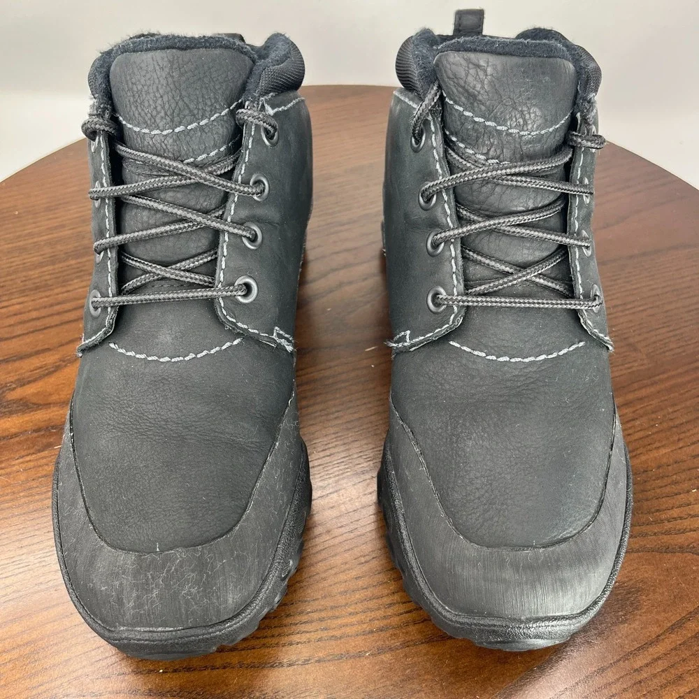 Merrell Coda Mid Boots Mens 8 Black Leather Lace Up Waterproof Outdoor Ortholite